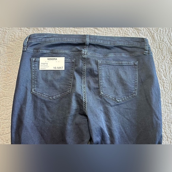 Sonoma Women’s Dark Blue Maternity Jeggings NWT Size 16 Maternity - Picture 3 of 12
